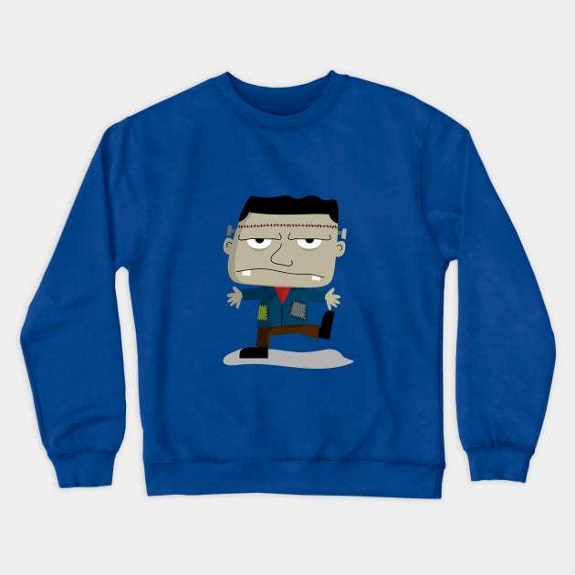 Frankie the monster Crewneck Sweatshirt by JoanaJuheLaju1